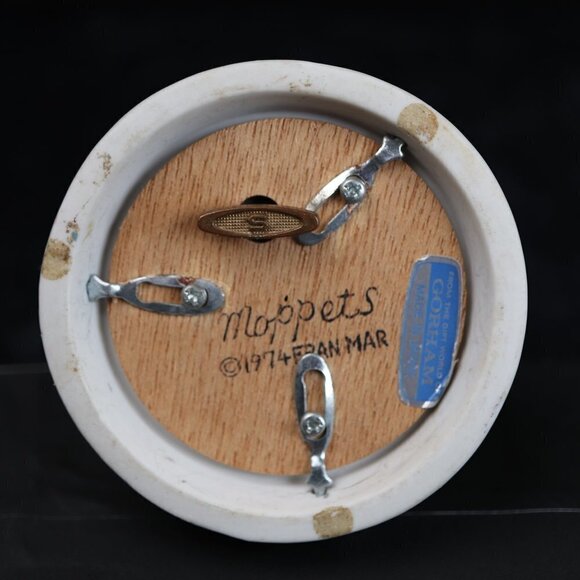 Vintage Gorham Moppets 1974 Boy Dog Music box figurine - Picture 6 of 7